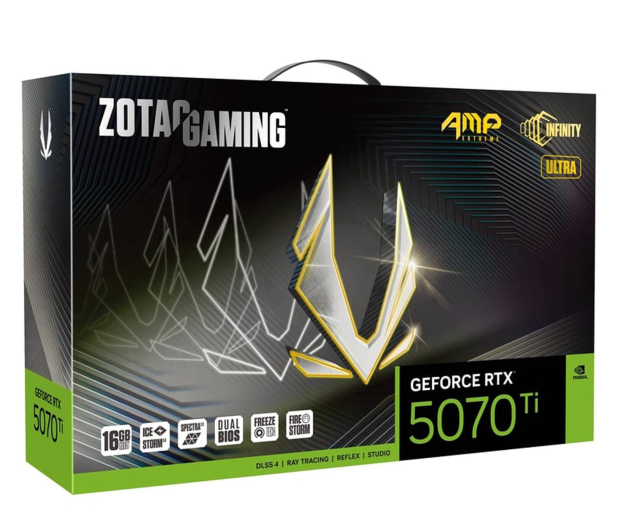 ZOTAC GeForce RTX 5070 Ti AMP Extreme INFINITY Ultra 16GB GDDR7 - 1330982 - zdjęcie 7